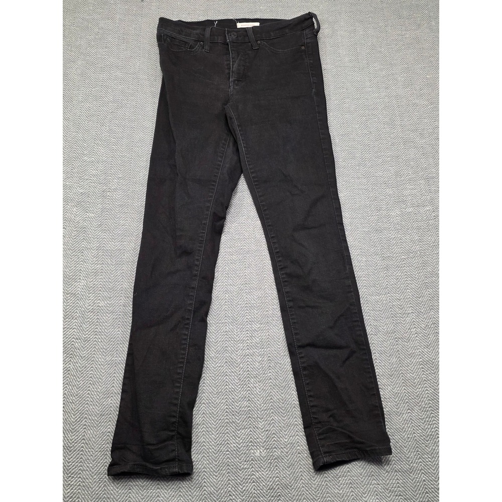 Levis 311 Shaping Skinny Jeans Womens 27x30 Black Mid‎ Rise Stretch Denim Pants